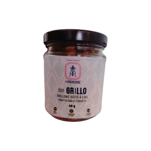 Grillons grillées à l’ail
